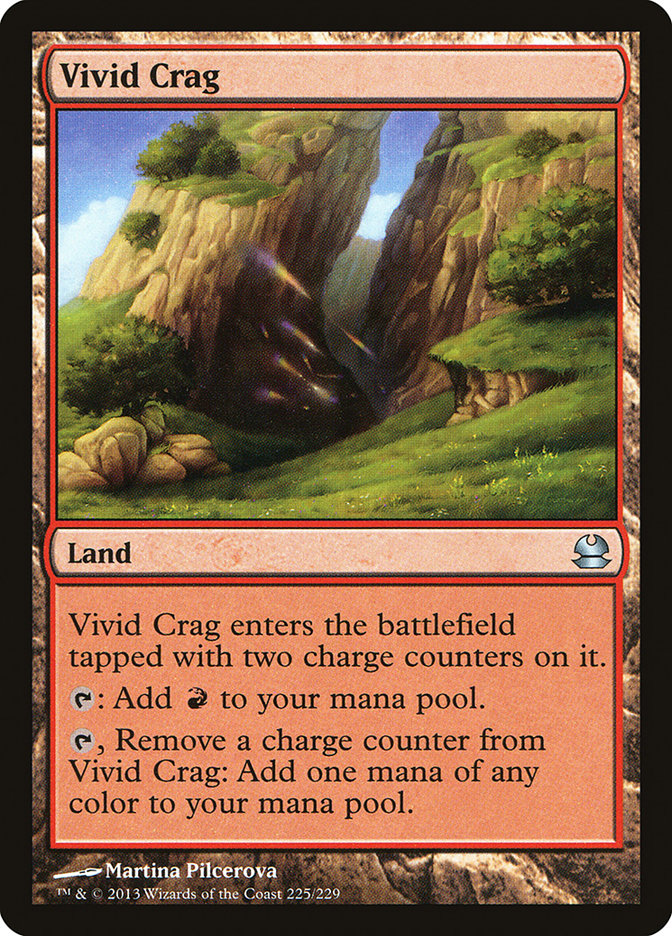 Vivid Crag [Modern Masters] MTG Single Magic: The Gathering | Red Claw Gaming