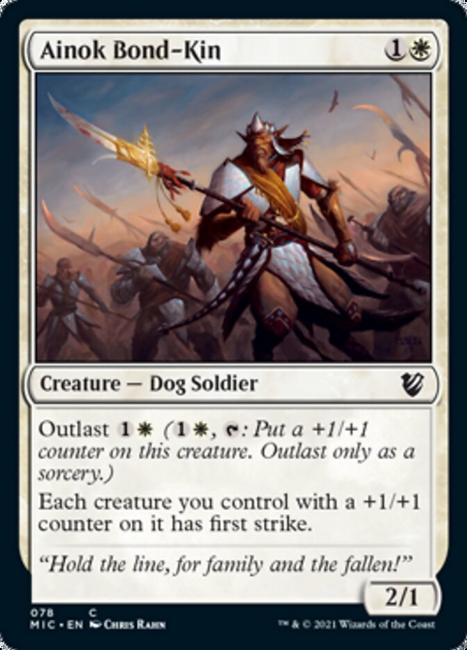 Ainok Bond-Kin [Innistrad: Midnight Hunt Commander] MTG Single Magic: The Gathering | Red Claw Gaming