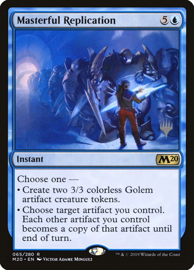 Masterful Replication (Promo Pack) [Core Set 2020 Promos] MTG Single Magic: The Gathering | Red Claw Gaming