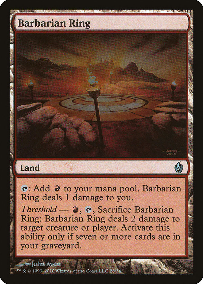 Barbarian Ring [Premium Deck Series: Fire and Lightning] MTG Single Magic: The Gathering | Red Claw Gaming