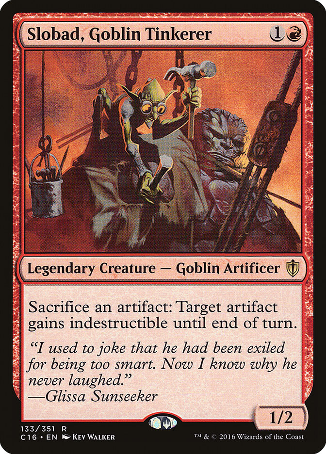 Slobad, Goblin Tinkerer [Commander 2016] MTG Single Magic: The Gathering | Red Claw Gaming