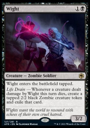 Wight (Promo Pack) [Dungeons & Dragons: Adventures in the Forgotten Realms Promos] MTG Single Magic: The Gathering | Red Claw Gaming