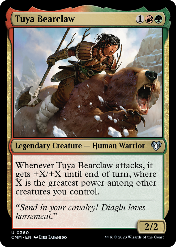 Tuya Bearclaw [Commander Masters] MTG Single Magic: The Gathering | Red Claw Gaming