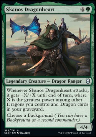 Skanos Dragonheart [Commander Legends: Battle for Baldur's Gate] MTG Single Magic: The Gathering | Red Claw Gaming