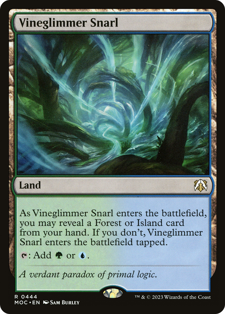 Vineglimmer Snarl [March of the Machine Commander] MTG Single Magic: The Gathering | Red Claw Gaming