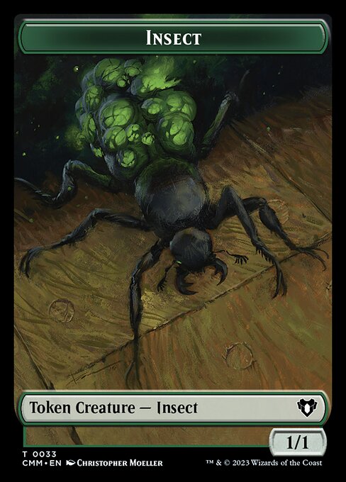 Eldrazi Spawn // Insect Double-Sided Token [Commander Masters Tokens] MTG Single Magic: The Gathering    | Red Claw Gaming