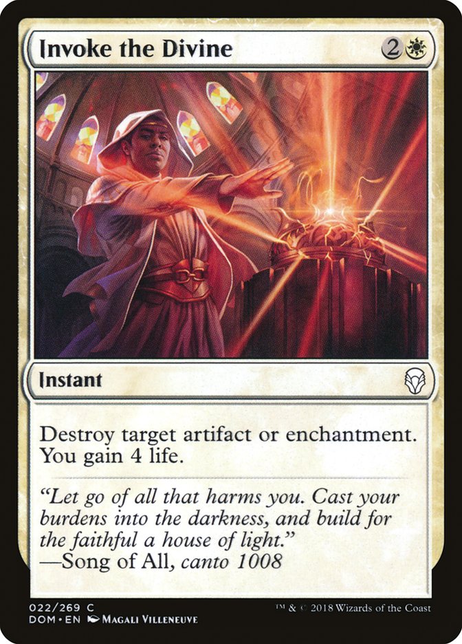 Invoke the Divine [Dominaria] MTG Single Magic: The Gathering | Red Claw Gaming