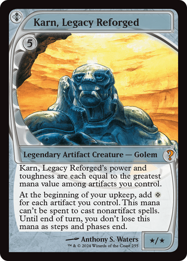Karn, Legacy Reforged (Future Sight) [Mystery Booster 2] MTG Single Magic: The Gathering | Red Claw Gaming