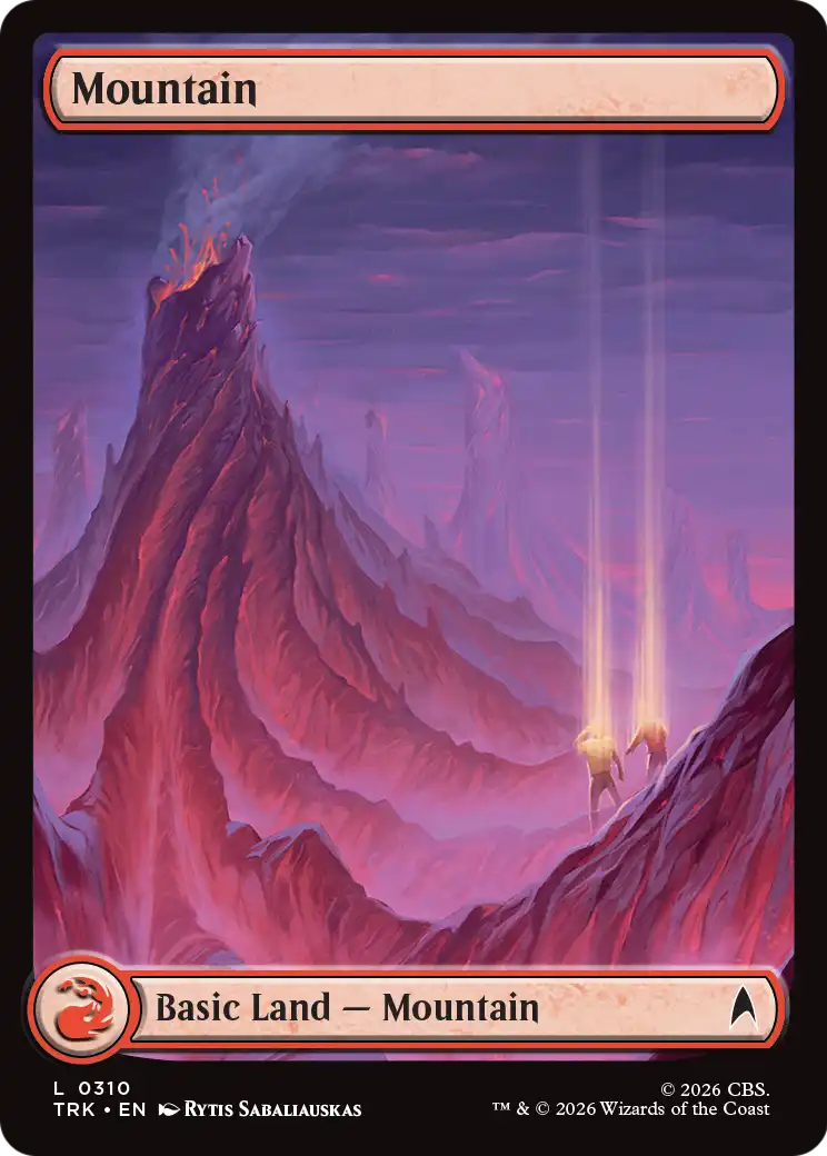 Mountain (0310) [Star Trek] MTG Single Magic: The Gathering | Red Claw Gaming