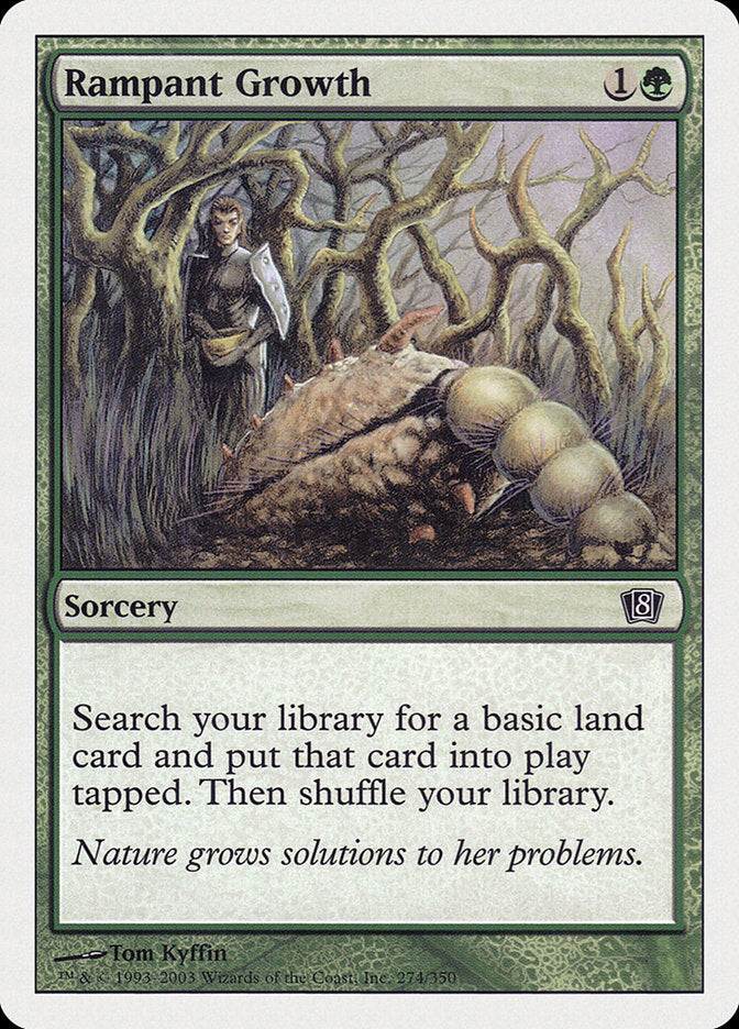 Rampant Growth [Eighth Edition] MTG Single Magic: The Gathering | Red Claw Gaming