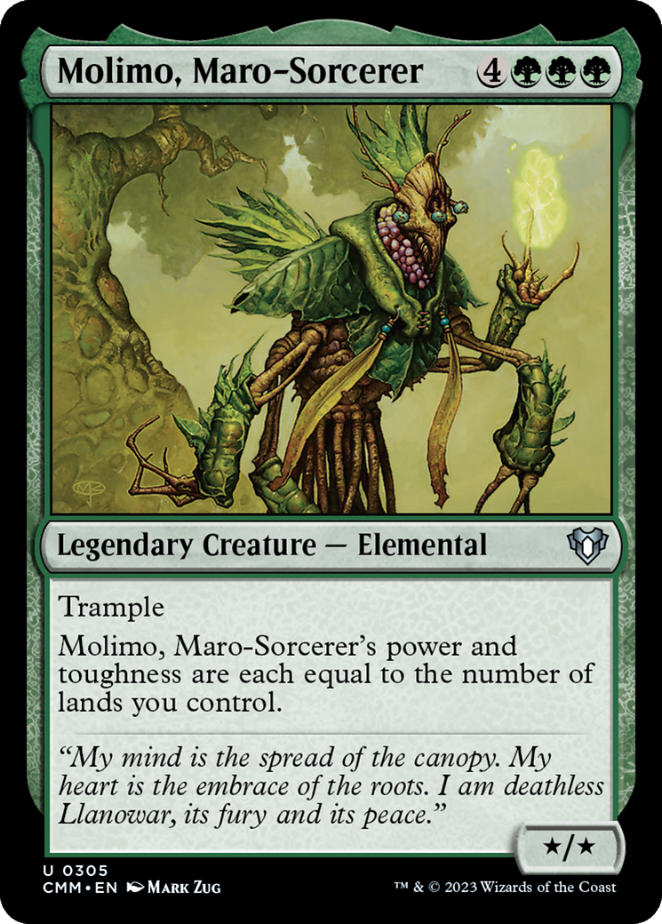 Molimo, Maro-Sorcerer [Commander Masters] MTG Single Magic: The Gathering | Red Claw Gaming