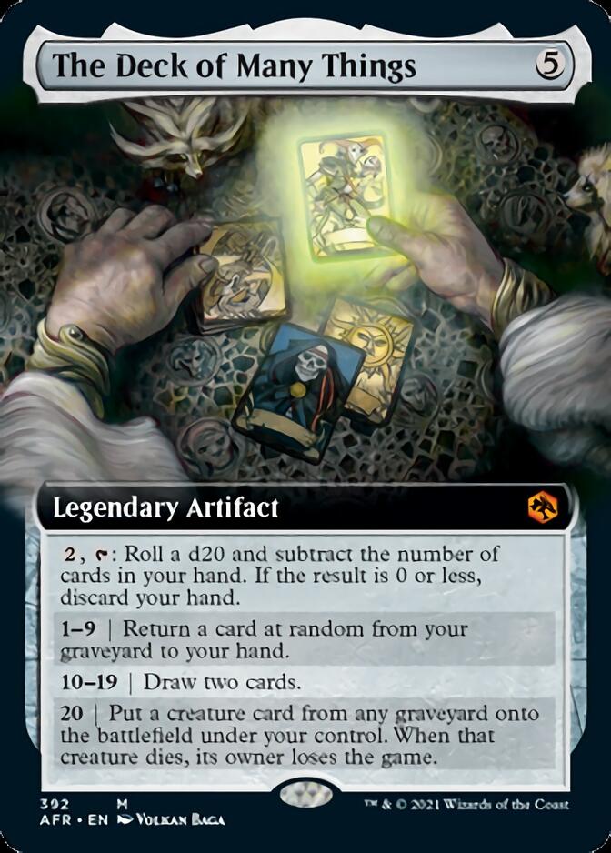 The Deck of Many Things (Extended Art) [Dungeons & Dragons: Adventures in the Forgotten Realms] MTG Single Magic: The Gathering | Red Claw Gaming