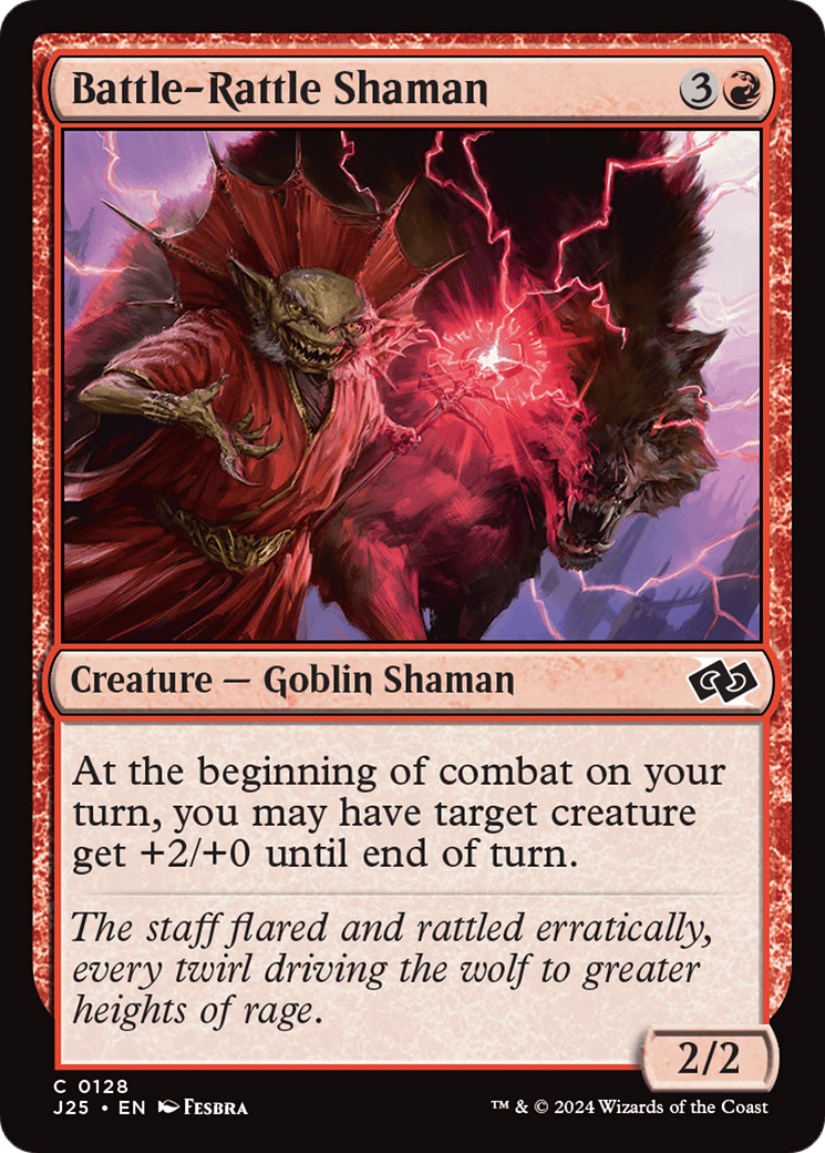 Battle-Rattle Shaman [Foundations Jumpstart] MTG Single Magic: The Gathering | Red Claw Gaming