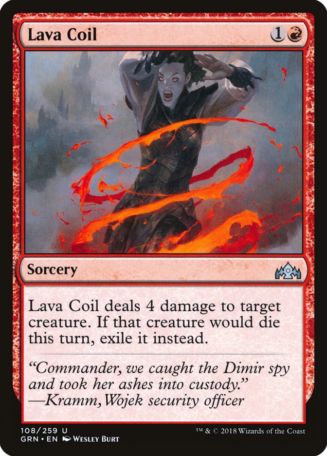 Lava Coil [Guilds of Ravnica] MTG Single Magic: The Gathering | Red Claw Gaming