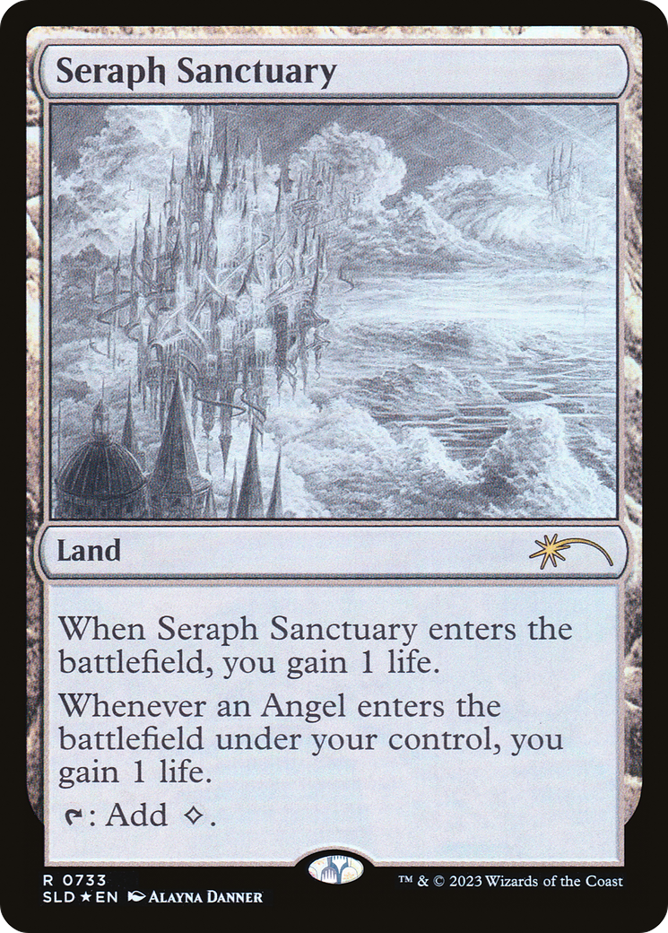 Seraph Sanctuary (Sketch) [Secret Lair Drop Promos] MTG Single Magic: The Gathering | Red Claw Gaming