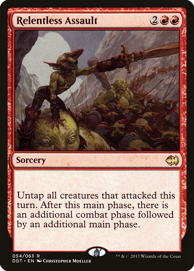 Relentless Assault [Duel Decks: Merfolk vs. Goblins] MTG Single Magic: The Gathering | Red Claw Gaming
