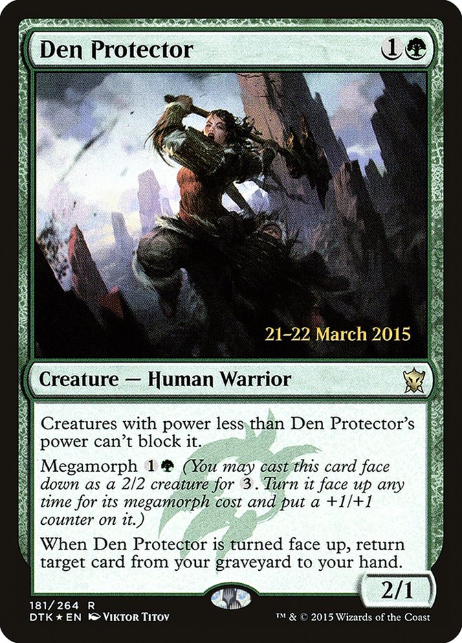 Den Protector [Dragons of Tarkir Prerelease Promos] MTG Single Magic: The Gathering | Red Claw Gaming