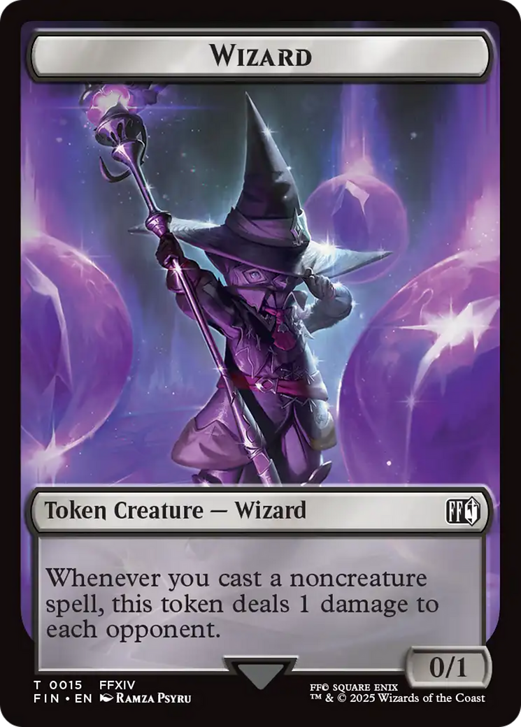 Hero (0005) // Wizard (0015) Double-Sided Token [FINAL FANTASY Tokens] MTG Single Magic: The Gathering | Red Claw Gaming