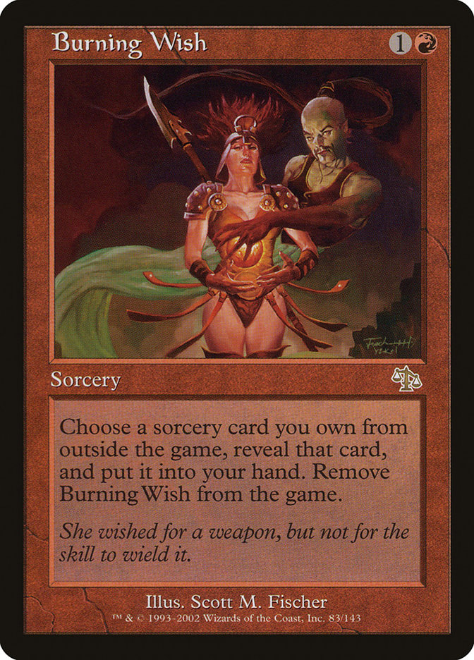 Burning Wish [Judgment] MTG Single Magic: The Gathering | Red Claw Gaming