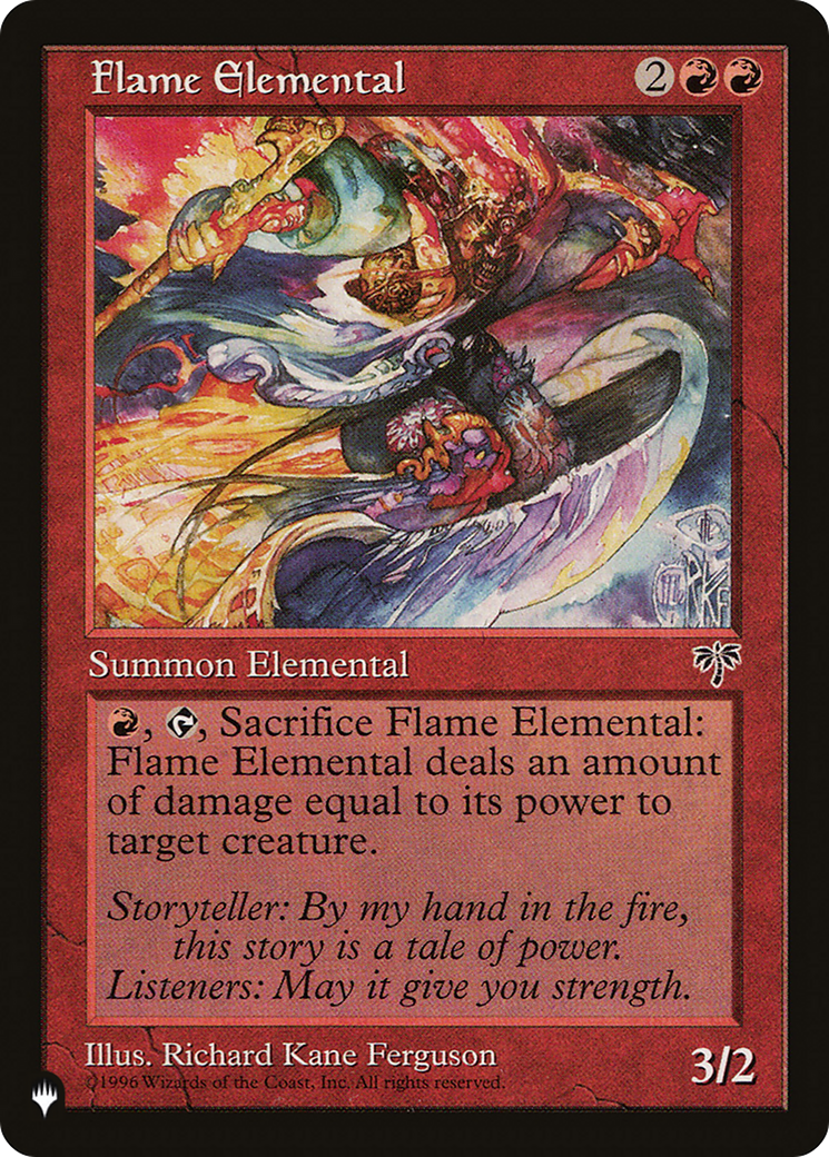 Flame Elemental [The List] MTG Single Magic: The Gathering | Red Claw Gaming