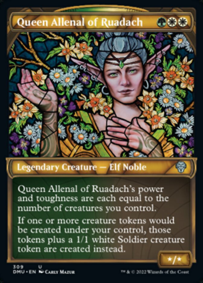 Queen Allenal of Ruadach (Showcase) [Dominaria United] MTG Single Magic: The Gathering | Red Claw Gaming