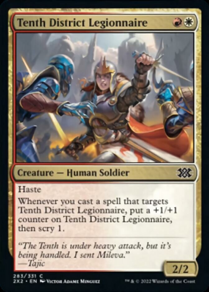 Tenth District Legionnaire [Double Masters 2022] MTG Single Magic: The Gathering    | Red Claw Gaming