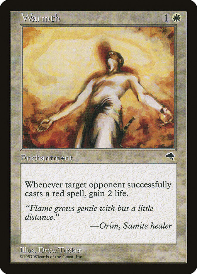 Warmth [Tempest] MTG Single Magic: The Gathering | Red Claw Gaming