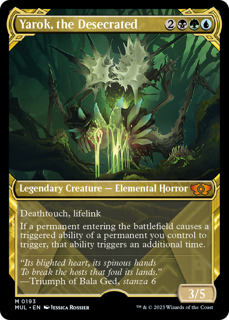Yarok, the Desecrated (Halo Foil) [Multiverse Legends] MTG Single Magic: The Gathering | Red Claw Gaming