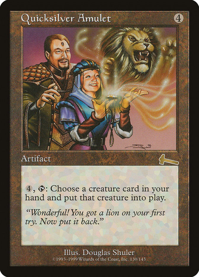 Quicksilver Amulet [Urza's Legacy] MTG Single Magic: The Gathering | Red Claw Gaming