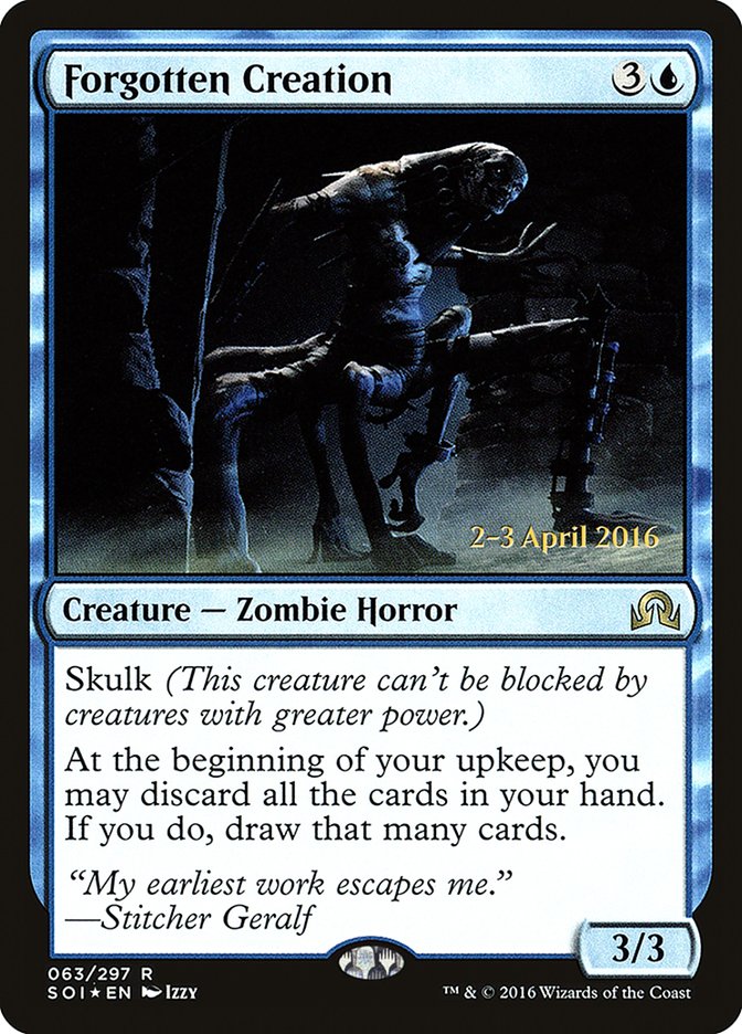 Forgotten Creation [Shadows over Innistrad Prerelease Promos] MTG Single Magic: The Gathering | Red Claw Gaming