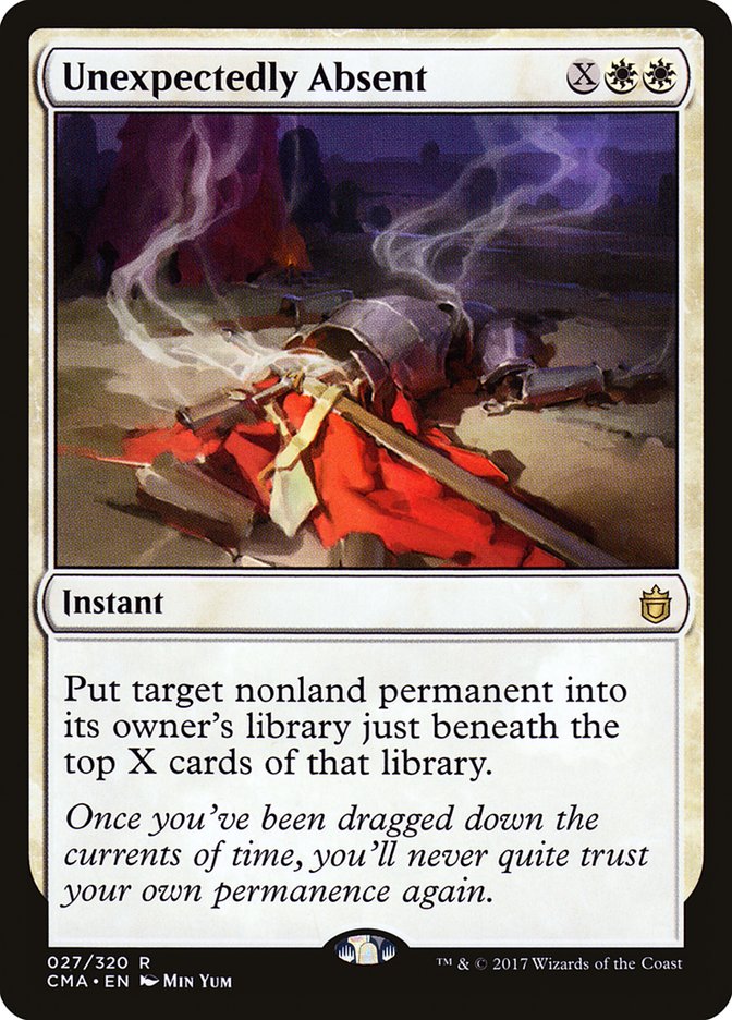 Unexpectedly Absent [Commander Anthology] MTG Single Magic: The Gathering | Red Claw Gaming