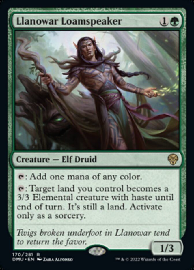 Llanowar Loamspeaker [Dominaria United] MTG Single Magic: The Gathering | Red Claw Gaming