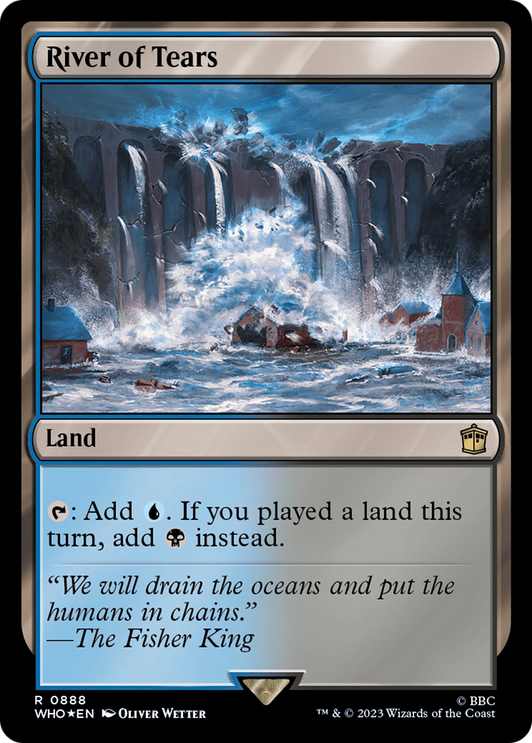 River of Tears (Surge Foil) [Doctor Who] MTG Single Magic: The Gathering | Red Claw Gaming