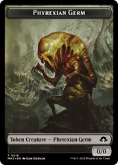 Phyrexian Germ // Phyrexian Wurm (0017) Double-Sided Token [Modern Horizons 3 Tokens] MTG Single Magic: The Gathering | Red Claw Gaming
