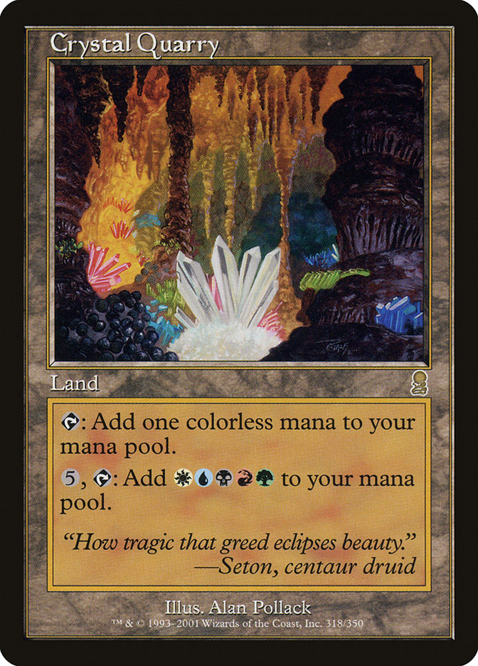 Crystal Quarry [Odyssey] MTG Single Magic: The Gathering | Red Claw Gaming