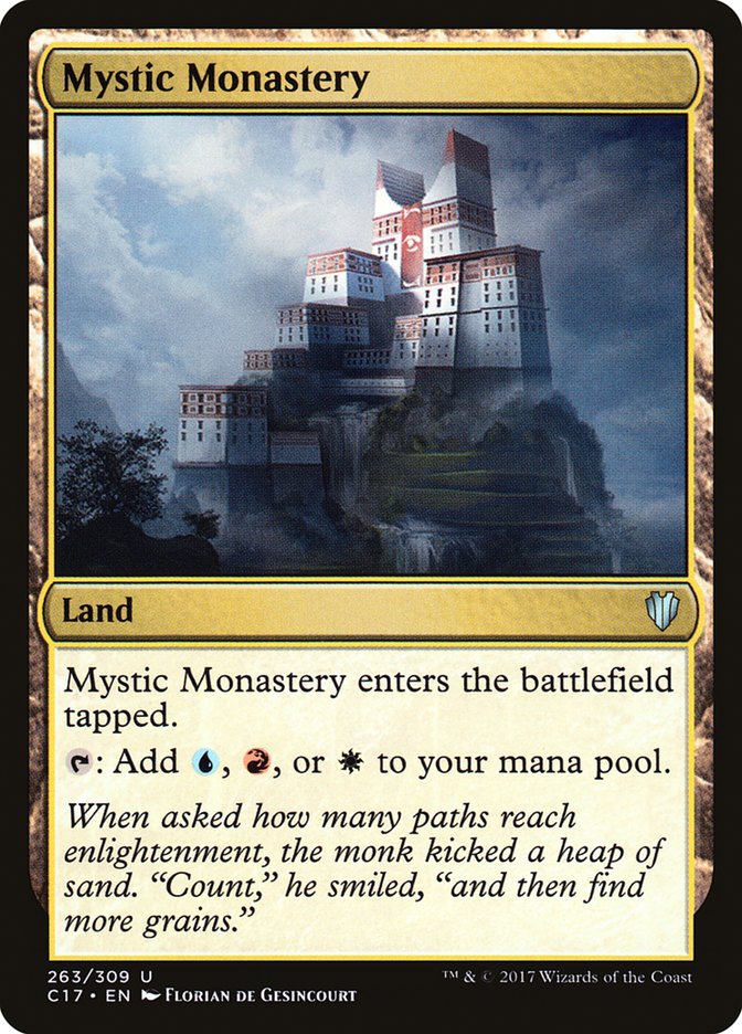 Mystic Monastery [Commander 2017] MTG Single Magic: The Gathering | Red Claw Gaming