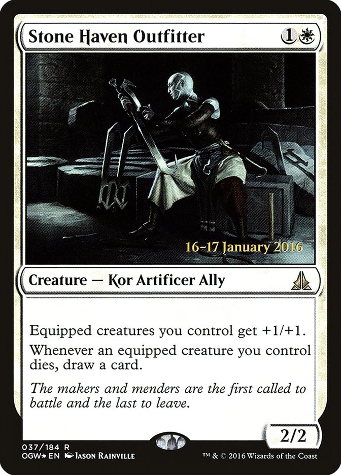 Stone Haven Outfitter [Oath of the Gatewatch Prerelease Promos] MTG Single Magic: The Gathering | Red Claw Gaming