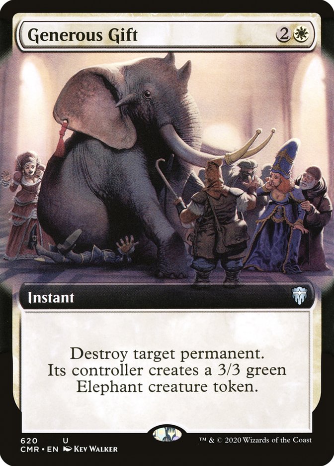 Generous Gift (Extended Art) [Commander Legends] MTG Single Magic: The Gathering | Red Claw Gaming