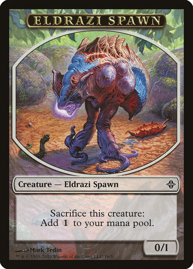 Eldrazi Spawn Token (1b/5) [Rise of the Eldrazi Tokens] MTG Single Magic: The Gathering | Red Claw Gaming