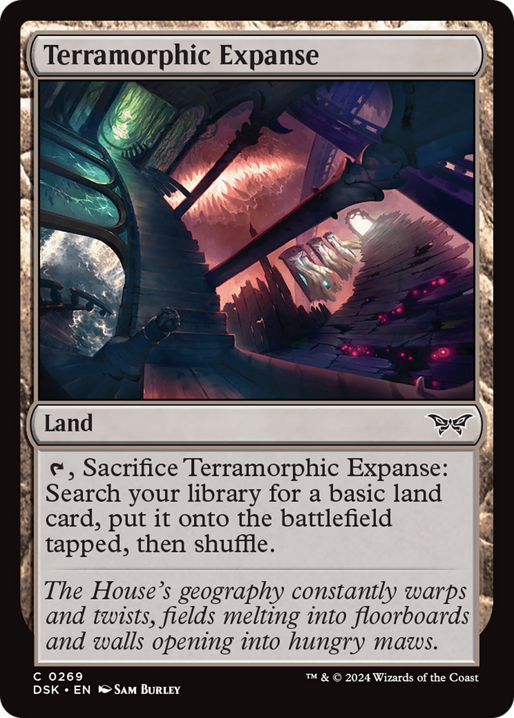 Terramorphic Expanse [Duskmourn: House of Horror] MTG Single Magic: The Gathering | Red Claw Gaming