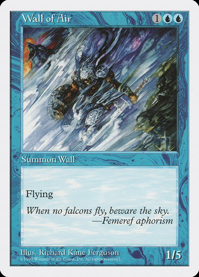 Wall of Air [Fifth Edition] MTG Single Magic: The Gathering | Red Claw Gaming