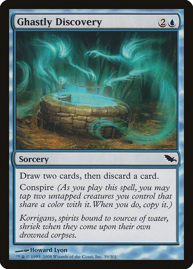 Ghastly Discovery [Shadowmoor] MTG Single Magic: The Gathering | Red Claw Gaming
