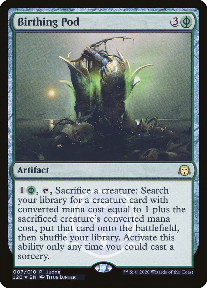 Birthing Pod [Judge Gift Cards 2020] MTG Single Magic: The Gathering | Red Claw Gaming