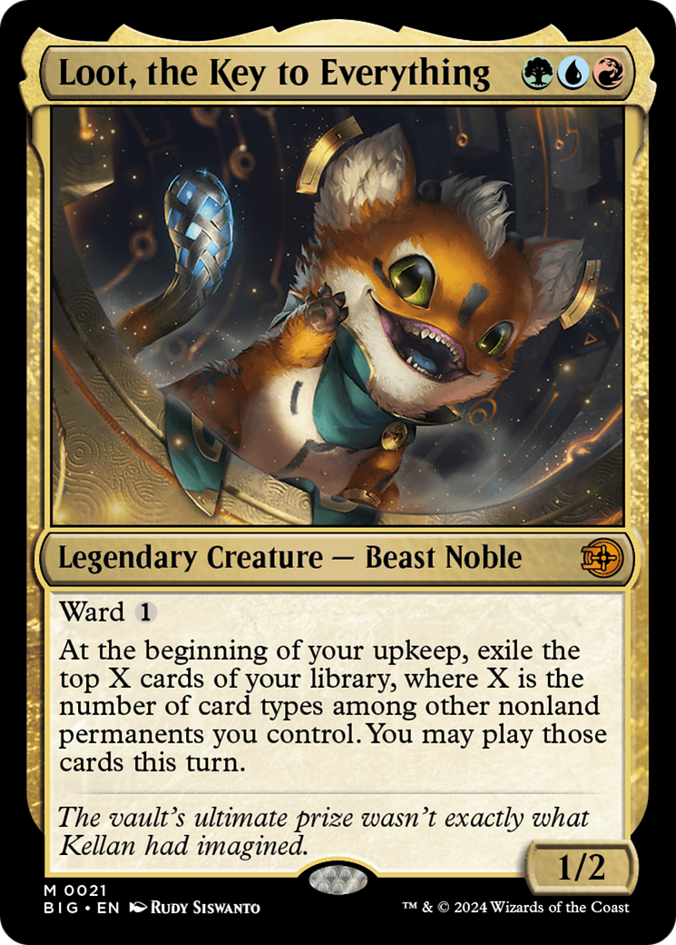 Loot, the Key to Everything [Outlaws of Thunder Junction: The Big Score] MTG Single Magic: The Gathering    | Red Claw Gaming