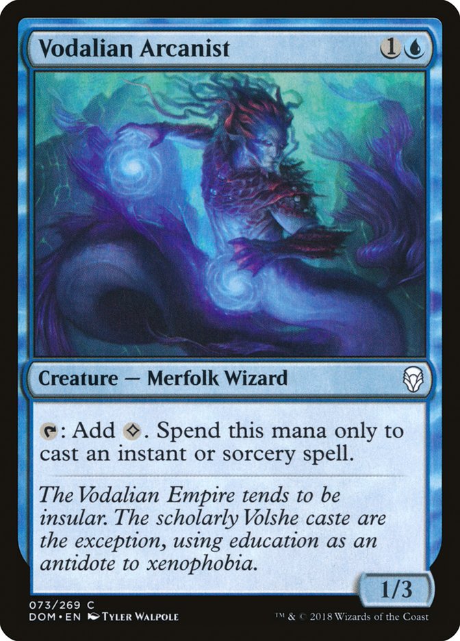 Vodalian Arcanist [Dominaria] MTG Single Magic: The Gathering | Red Claw Gaming