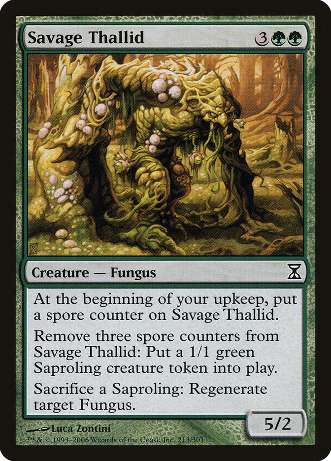 Savage Thallid [Time Spiral] MTG Single Magic: The Gathering | Red Claw Gaming