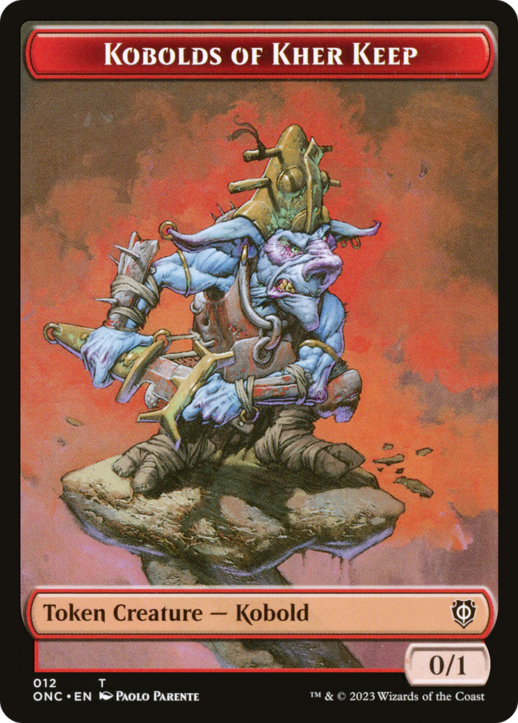 Kobolds of Kher Keep // Dragon Double-Sided Token [Phyrexia: All Will Be One Commander Tokens] MTG Single Magic: The Gathering | Red Claw Gaming
