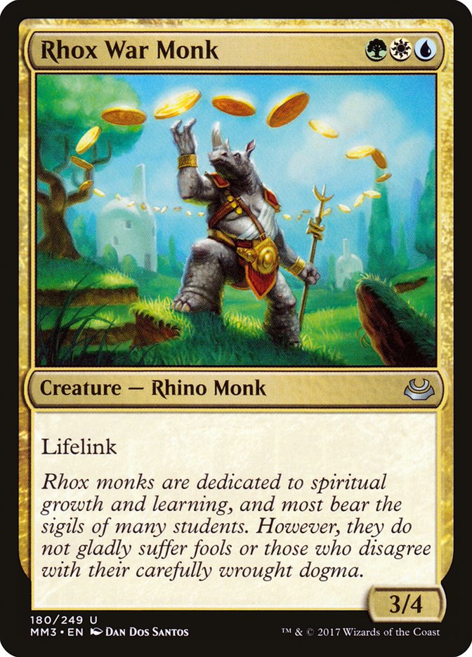 Rhox War Monk [Modern Masters 2017] MTG Single Magic: The Gathering | Red Claw Gaming