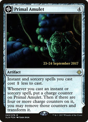Primal Amulet // Primal Wellspring [Ixalan Prerelease Promos] MTG Single Magic: The Gathering | Red Claw Gaming