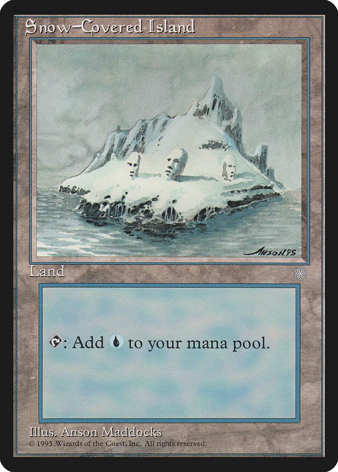 Snow-Covered Island [Ice Age] MTG Single Magic: The Gathering | Red Claw Gaming
